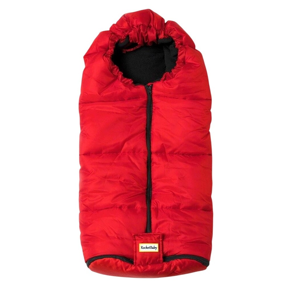 Rocket Baby The Stroller Bag Footmuff Igloo Zipper Waterproof Polyester Red Lava